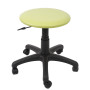 Scaun profesional, fara spatar - LABOR - imitatie piele verde Scaun profesional, fara spatar - LABOR - imitatie piele verde