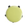 Scaun profesional, fara spatar - LABOR - imitatie piele verde Scaun profesional, fara spatar - LABOR - imitatie piele verde