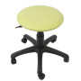 Scaun profesional, fara spatar - LABOR - imitatie piele verde Scaun profesional, fara spatar - LABOR - imitatie piele verde