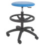 Scaun profesional inalt, fara spatar - LABOR EXTRA - imitatie piele albastru Scaun profesional inalt, fara spatar - LABOR EXTRA - imitatie piele albastru