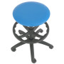 Scaun profesional inalt, fara spatar - LABOR EXTRA - imitatie piele albastru Scaun profesional inalt, fara spatar - LABOR EXTRA - imitatie piele albastru