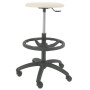 Scaun profesional inalt, fara spatar - LABOR EXTRA - imitatie piele crem Scaun profesional inalt, fara spatar - LABOR EXTRA - imitatie piele crem