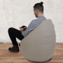 Fotoliu puf Mara - stofa G02 - crem Fotoliu puf Mara - stofa G02 - crem