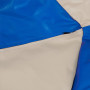 Fotoliu puf Mara - imitatie piele - crem/albastru Fotoliu puf Mara - imitatie piele - crem/albastru