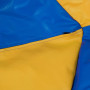 Fotoliu puf Mara - imitatie piele - galben/albastru Fotoliu puf Mara - imitatie piele - galben/albastru