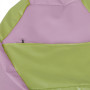Fotoliu puf Mara - imitatie piele - mov/verde Fotoliu puf Mara - imitatie piele - mov/verde