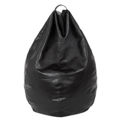 Fotoliu puf Mara - imitatie piele - negru