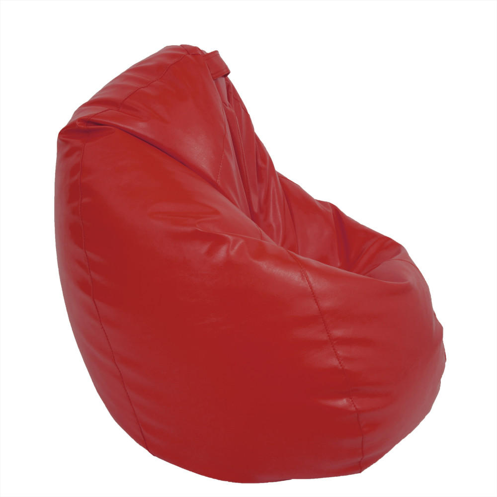 Fotoliu puf Mara - imitatie piele - rosu Fotoliu puf Mara - imitatie piele - rosu
