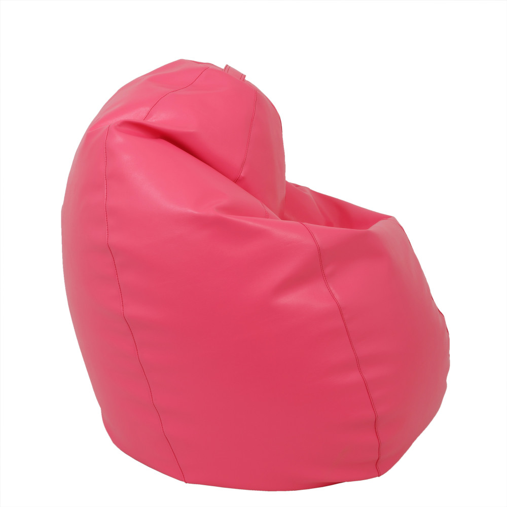 Fotoliu puf Mara - imitatie piele - roz Fotoliu puf Mara - imitatie piele - roz