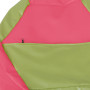 Fotoliu puf Mara - imitatie piele - roz/verde Fotoliu puf Mara - imitatie piele - roz/verde