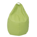 Fotoliu puf Mara - imitatie piele - verde