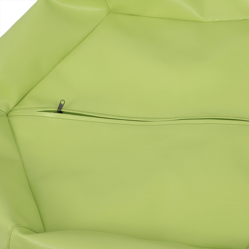 Fotoliu puf Mara - imitatie piele - verde Fotoliu puf Mara - imitatie piele - verde