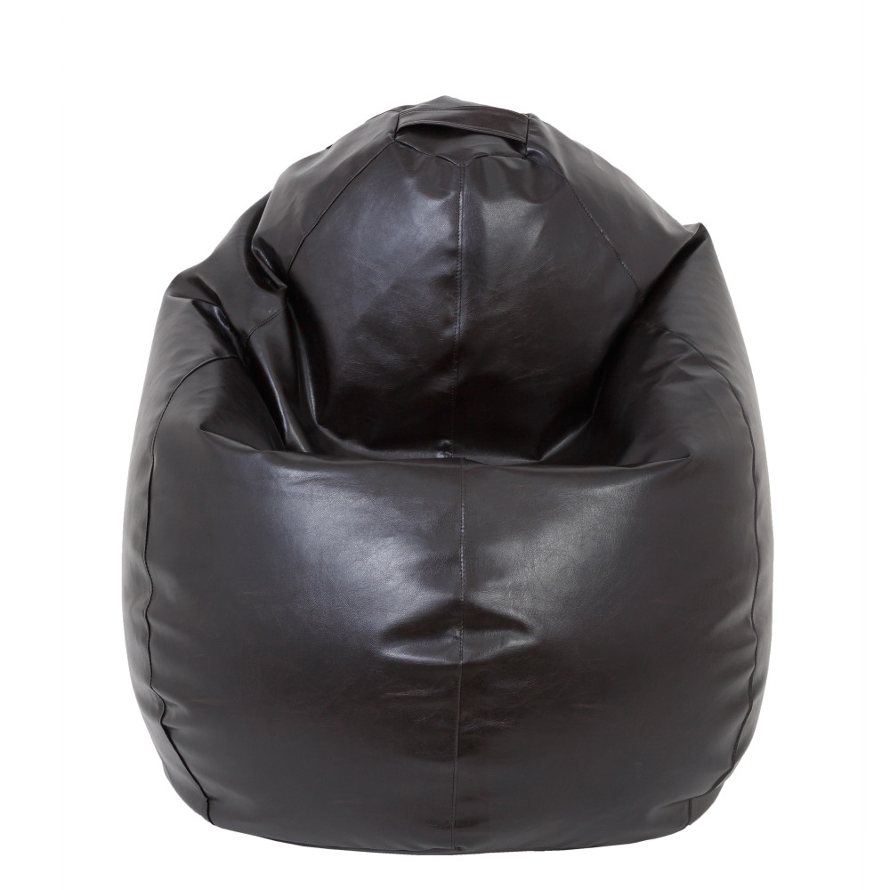 Fotoliu puf Mara - imitatie piele - wenge Fotoliu puf Mara - imitatie piele - wenge