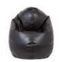 Fotoliu puf Mara - imitatie piele - wenge Fotoliu puf Mara - imitatie piele - wenge