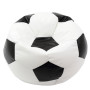 Fotoliu puf Mega Ball - imitatie piele - alb/negru Fotoliu puf Mega Ball - imitatie piele - alb/negru