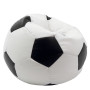 Fotoliu puf Mega Ball - imitatie piele - alb/negru Fotoliu puf Mega Ball - imitatie piele - alb/negru