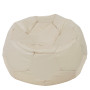 Fotoliu puf Mega Ball - imitatie piele - crem Fotoliu puf Mega Ball - imitatie piele - crem