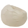 Fotoliu puf Mega Ball - imitatie piele - crem Fotoliu puf Mega Ball - imitatie piele - crem