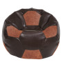 Fotoliu puf Mega Ball - imitatie piele - maro/coniac Fotoliu puf Mega Ball - imitatie piele - maro/coniac