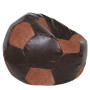 Fotoliu puf Mega Ball - imitatie piele - maro/coniac Fotoliu puf Mega Ball - imitatie piele - maro/coniac