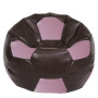 Fotoliu puf Mega Ball - imitatie piele - maro/mov Fotoliu puf Mega Ball - imitatie piele - maro/mov