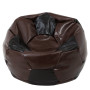 Fotoliu puf Mega Ball - imitatie piele - maro/wenge Fotoliu puf Mega Ball - imitatie piele - maro/wenge