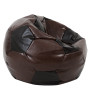 Fotoliu puf Mega Ball - imitatie piele - maro/wenge Fotoliu puf Mega Ball - imitatie piele - maro/wenge
