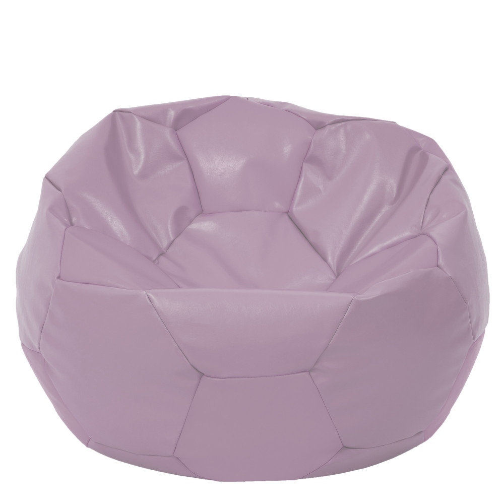 Fotoliu puf Mega Ball - imitatie piele - mov Fotoliu puf Mega Ball - imitatie piele - mov