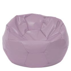 Fotoliu puf Mega Ball - imitatie piele - mov Fotoliu puf Mega Ball - imitatie piele - mov