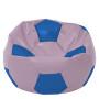 Fotoliu puf Mega Ball - imitatie piele - mov/albastru Fotoliu puf Mega Ball - imitatie piele - mov/albastru