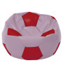 Fotoliu puf Mega Ball - imitatie piele - mov/rosu Fotoliu puf Mega Ball - imitatie piele - mov/rosu