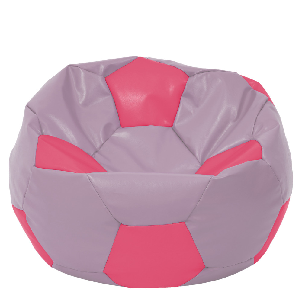 Fotoliu puf Mega Ball - imitatie piele - mov/roz Fotoliu puf Mega Ball - imitatie piele - mov/roz