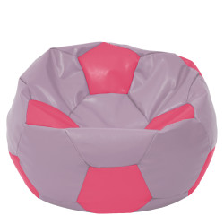 Fotoliu puf Mega Ball - imitatie piele - mov/roz Fotoliu puf Mega Ball - imitatie piele - mov/roz