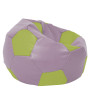Fotoliu puf Mega Ball - imitatie piele - mov/verde Fotoliu puf Mega Ball - imitatie piele - mov/verde