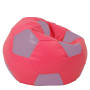 Fotoliu puf Mega Ball - imitatie piele - roz/mov Fotoliu puf Mega Ball - imitatie piele - roz/mov
