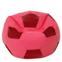 Fotoliu puf Mega Ball - imitatie piele - roz/rosu Fotoliu puf Mega Ball - imitatie piele - roz/rosu