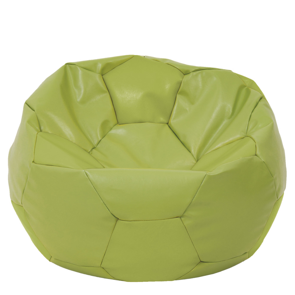 Fotoliu puf Mega Ball - imitatie piele - verde Fotoliu puf Mega Ball - imitatie piele - verde