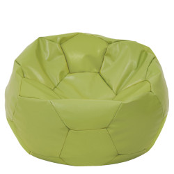 Fotoliu puf Mega Ball - imitatie piele - verde Fotoliu puf Mega Ball - imitatie piele - verde