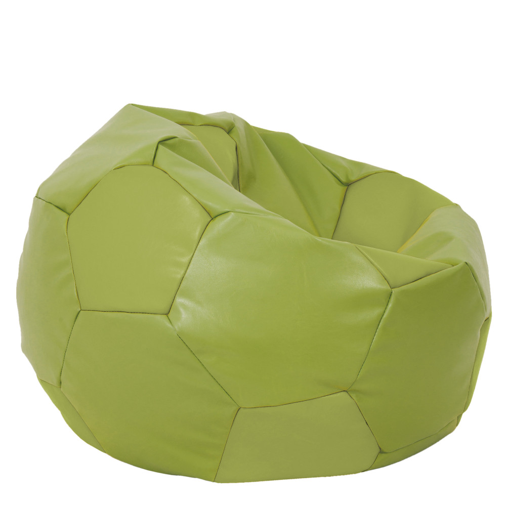 Fotoliu puf Mega Ball - imitatie piele - verde Fotoliu puf Mega Ball - imitatie piele - verde