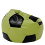 Fotoliu puf Mega Ball - imitatie piele - verde/negru Fotoliu puf Mega Ball - imitatie piele - verde/negru