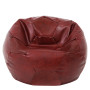 Fotoliu puf Mega Ball - imitatie piele - bordo Fotoliu puf Mega Ball - imitatie piele - bordo