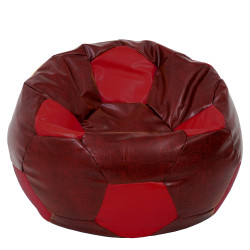 Fotoliu puf Mega Ball - imitatie piele - bordo/rosu Fotoliu puf Mega Ball - imitatie piele - bordo/rosu