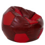 Fotoliu puf Mega Ball - imitatie piele - bordo/rosu Fotoliu puf Mega Ball - imitatie piele - bordo/rosu