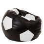 Fotoliu puf Mega Ball - imitatie piele - wenge/alb Fotoliu puf Mega Ball - imitatie piele - wenge/alb
