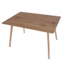 Masa living Celia 120x80 cm - blat natur Masa living Celia 120x80 cm - blat natur