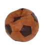 Fotoliu puf Mondo Ball - imitatie piele - coniac/maro Fotoliu puf Mondo Ball - imitatie piele - coniac/maro