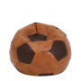 Fotoliu puf Mondo Ball - imitatie piele - coniac/maro Fotoliu puf Mondo Ball - imitatie piele - coniac/maro