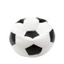 Fotoliu puf Mondo Ball - imitatie piele - alb/negru Fotoliu puf Mondo Ball - imitatie piele - alb/negru