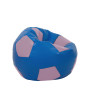 Fotoliu puf Mondo Ball - imitatie piele - albastru/mov Fotoliu puf Mondo Ball - imitatie piele - albastru/mov