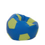 Fotoliu puf Mondo Ball - imitatie piele - albastru/verde Fotoliu puf Mondo Ball - imitatie piele - albastru/verde